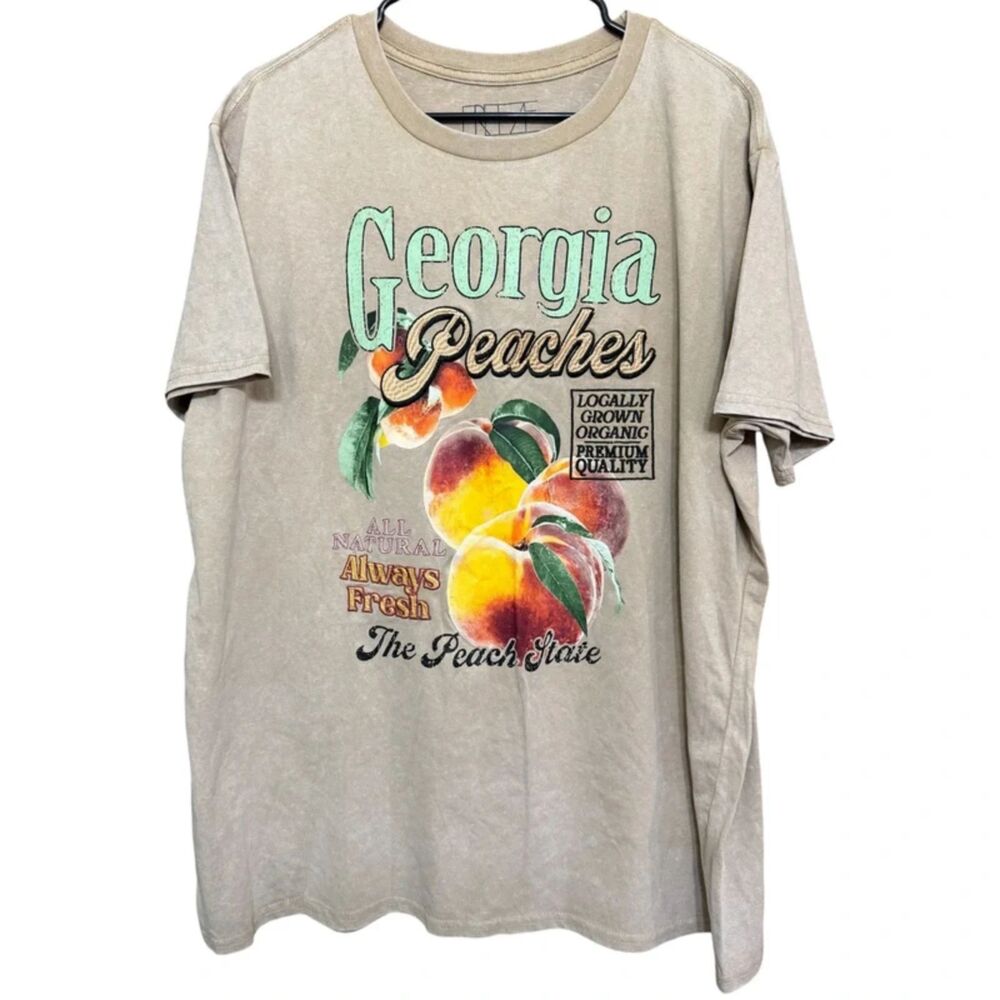 Target Freeze Georgia Peaches Retro T-Shirt With Embroidered Accent - Size XXL